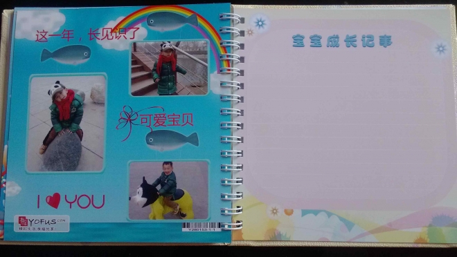 宝宝成长日记6寸方款体验：晒晒新得的小影集